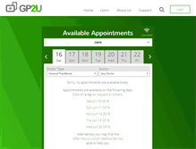 Tablet Screenshot of gp2u.com.au